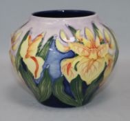 A Moorcroft 'Windrush' pattern vase height 11.5cm