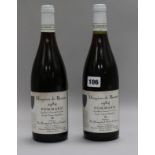 Two bottles of Charton et Trebuchet Hospices de Beaune, 1984, Pommard