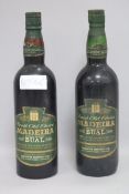 Two bottles of Teltscher Brothers Madeira