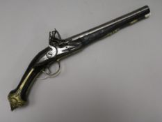 A flintlock pistol length 45cm