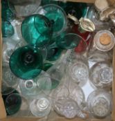 A quantity of glassware