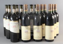 Seven bottles of Windsor Vineyards, Sonoma County Cabernet Sauvignon, 1997 and eight bottles of
