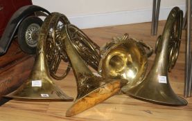 Four French horns