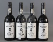 Four bottles of Warres 1977 Vintage Port
