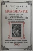 Poe, Edgar Allan - Poems, illustrated by William Heath Robinson, 8vo, cloth, spine discoloured,