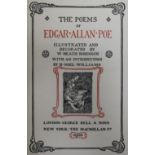 Poe, Edgar Allan - Poems, illustrated by William Heath Robinson, 8vo, cloth, spine discoloured,