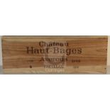 A cased Imperial of Chateau Haut Bages Averous, Pauillac, 1998.