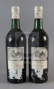 Two bottles of Vintage Port, 1963, Taylor Fladgate, Berry Bros and Rudd.