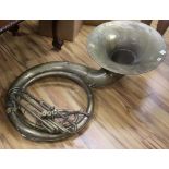 A brass sousaphone The, Martin, Elkhart Ind Height height 129cm