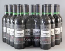 Seventeen bottles of Wynns Coonawarra Cabernet Sauvignon, 1998