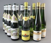 Five bottles of Wine Society Gewurztraminer, 2007, nine bottles of Maximin Grunhauser Herrenberg and