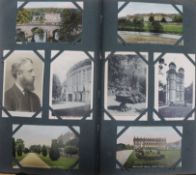 Three late Victorian / Edwardian postcard albums