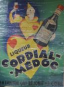 A Cordial Medoc, Henri Lemonnier Bedos Paris poster