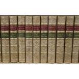 Marryat Frederick - Marryat's Novels, 17 vols, 8vo, half calf gilt, George Routledge, London c.