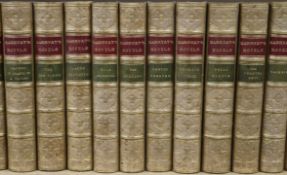 Marryat Frederick - Marryat's Novels, 17 vols, 8vo, half calf gilt, George Routledge, London c.