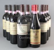 Six bottles of Ciabot Berton, Barolo, 2001, six bottles of Rocche Costamagna Rocche Dell'Annunriata,