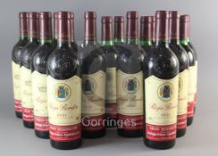 Seventeen bottles of Rioja Bordon Gran Reserva wines, 1991 (6), 1982 (6) and 1994 (5)