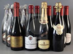 Five bottles of Coteaux Champenois Bouzy Rouge, 1997, four bottles of Bouzy Rouge, Jean Vesselle,