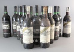 Twelve bottles of Wynns Coonawarra Estate Cabernet Sauvignon, 1997 and four bottles of Wynns