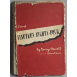 Orwell, George - Nineteen Eighty-Four, 1st American edition, 8vo, the d.j. lacking spine and with