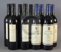 Five bottles of Rioja Gran Reserva, Cosecha, 1987 and four bottles of Ramon Bilbao, Gran Reserva,