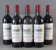 Eight bottles of Chateau Grand-Puy-Lacoste, St Guirons, Pauillac, 1988