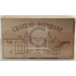 A case of twelve bottles of Chateau Pierbone, 2000.