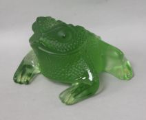 A Lalique frog