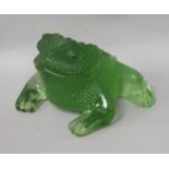A Lalique frog