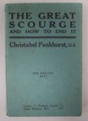 Suffragette Movement Interest: Pankhurst, Christabel - The Great Scourge and How to End It, 8vo,