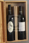 Two boxed Bordeaux wines, Chateau Etienne La Dournie, 1998 and Chateau La Dournie Saint-Chinian