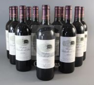 Thirteen bottles of Chateau Patache d'Aux, Medoc, 2001