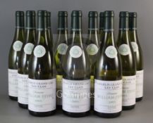 Twelve bottles of Chablis Grand Cru Les Clos, 2005 (William Fevre)