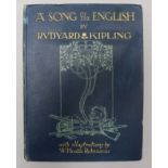 Kipling, Rudyard - A Song of The English, illustrated by W. Heath Robinson, quarto, cloth, spine