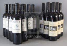 Ten bottles of Lagerla Brunello Di Montalcino, 2001 and six bottles of Camigliano Brunello Di