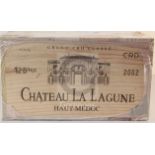A case of twelve bottles of Chateau La Lagune, Haut Medoc, 2002.