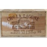 A case of twelve bottles of Chateau La Lagune, Haut Medoc, 1995.