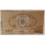 A case of twelve bottles of Lacoste-Borie-Paulliac Medoc 2000.