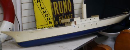 A model of a steam boat 'St Christopher'