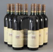 Nine bottles of Windsor Vineyards, Alexander Valley, Cabernet Sauvignon, 1997.