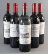 Four bottles of Chateau Lalande-Borie, St. Julien 1993 and two bottles of Chateau La Tour De By,