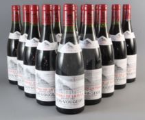 Fifteen bottles of Chateau De La Tour Grand Cru Clos-Vougeot, 1995.