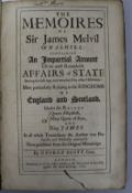 Scott, George - Melville, James (1535-1617) - The Memoires of Sir James Melvil of Hal-hill, 1st