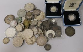 A Quantity of mixed silver, coinage etc