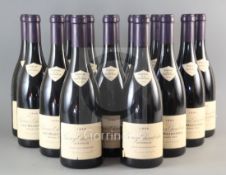 Ten bottles of Charmes Chambertin Les Mazoyeres Grand Cru, 1999. and four bottles of