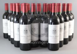 Twenty four bottles of Chateau Noaillac, Medoc, 2001.