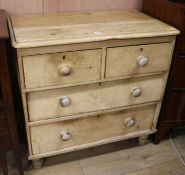 Victorian pine chest