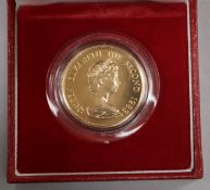 A Royal Mint Hong Kong 22ct gold Lunar Year $1000 coin, Year of the Pig, 1983, in sealed