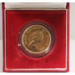 A Royal Mint Hong Kong 22ct gold Lunar Year $1000 coin, Year of the Horse, 1978, in sealed