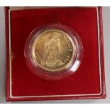 A Royal Mint Hong Kong 22ct gold Lunar Year $1000 coin, Year of the Dog, 1982, in sealed